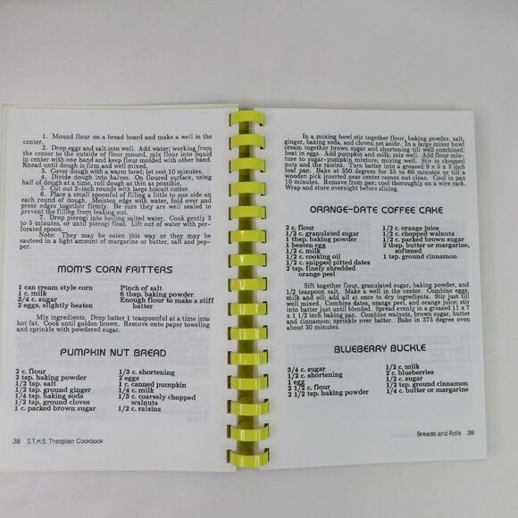 STHS Thespian Cookbook South Tahoe High School Drama Club Recipes Cook Book - Picture 4 of 9